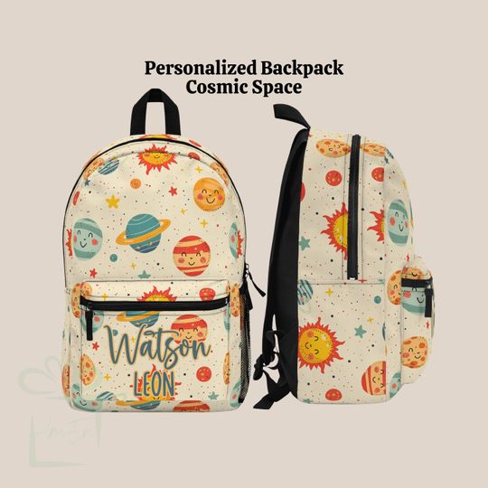 Personalized Smiley Face Backpack