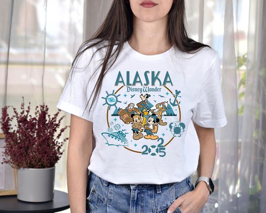Disney Alaska Cruise 2025 Shirt, Disney Wonder Matching Cruise Shirts, Mickey And Friends Cruise Shirt, Disney Family Cruise Vacation Shirt
