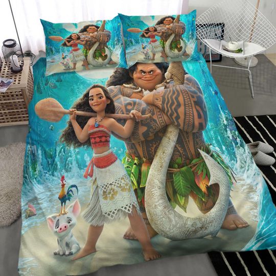 Discover Disney Moaha Single/Double/Queen/King Bed Quilt Cover Set
