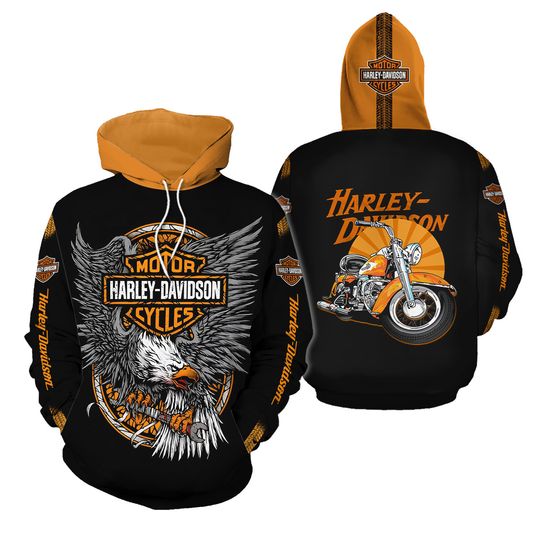 Harley Racing Davidson 3D Hoodie