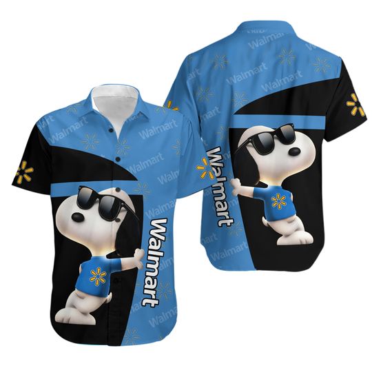 3D All Over Printed walmart Short Sleeve Hawaiian Shirt