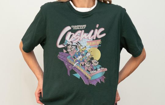 Mickey And Friends Disney Ride Shirt, Retro Guardians Of The Galaxy Cosmic Rewind Tee, Disney Friends Trip Tee, Disney Family Vacation Shirt