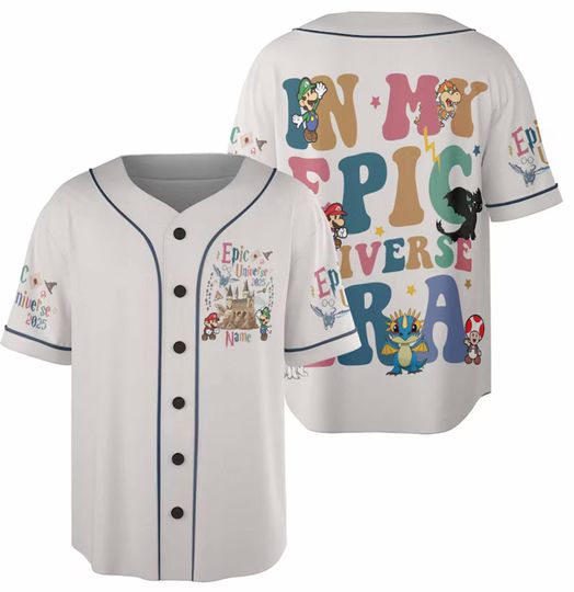 Epic Universe Baseball Jersey, Epic Universe Family Matching, How to Train Your Dragon Toothless Epic Kids Youth Adults Jersey