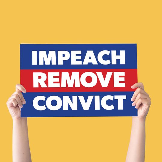 Impeach Remove Convict | Protest Sign | Great Protest Poster | Anti-Trump Protest | Rally Poster