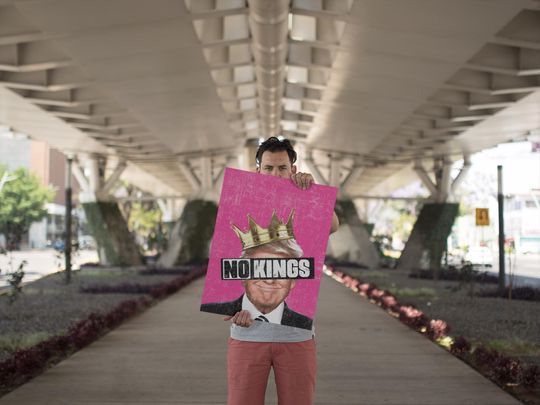 No Kings Foam Board Protest Sign, Anti Trump Resistance Nope To Fascism, Political Activist Poster, Rally Banner, Protest Poster