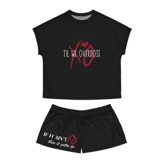 Discover Weeknds XO Stylish Women's Pajama Set - Cozy Sleepwear for Relaxation, Cute Loungewear, Gift for Her, Sleep Set, Comfortable PJ Outfit