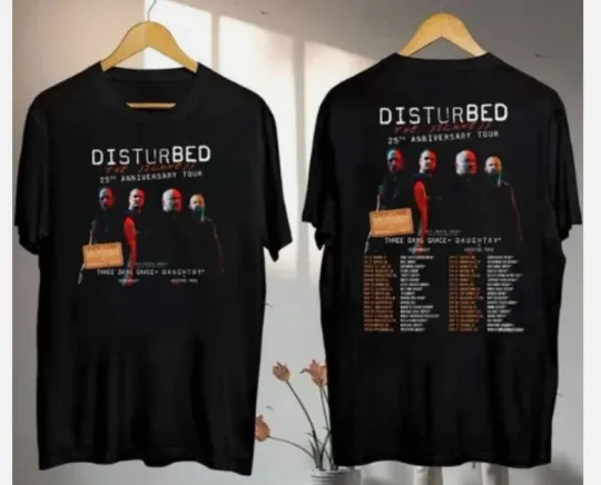 Disturbed The Sickness 25th Anniversary Tour 2025 Shirt, The Sickness 2025