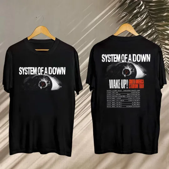 2025 SYSTEM OF DOWN Tour Fan Shirt
