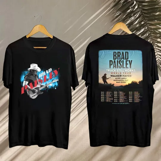 Discover Brad Paisley Shirt, 2025 Brad Paisley Truck Still Works World Tour Shirt