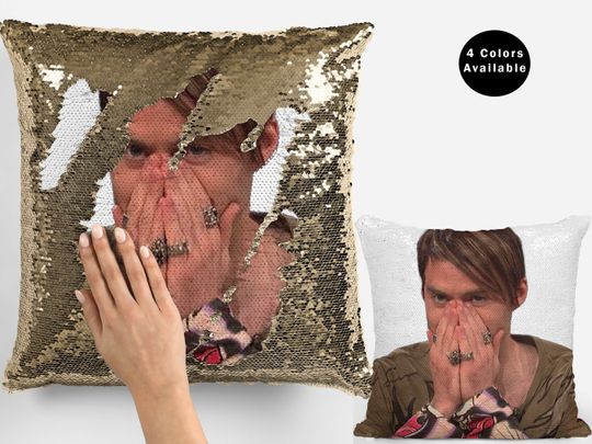 Bill Hader Sequin Pillow Case - Celebrity Pillow Cover