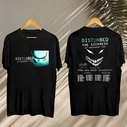 2025 Disturbed The Sickness 25th Anniversary Tour Shirt  The Sickness 2025 Conce