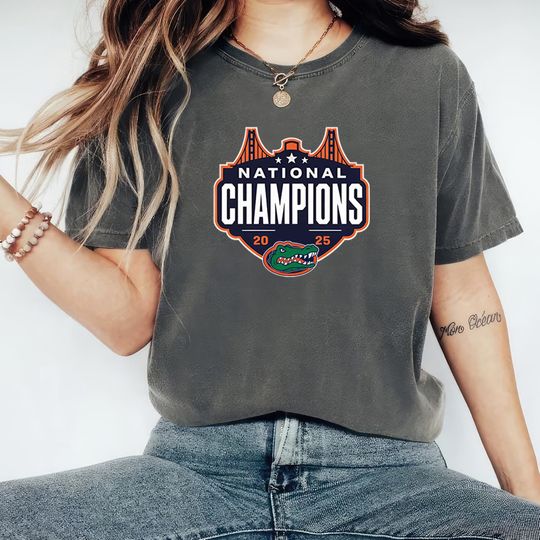 Florida Gators Basketball T-Shirt, 2025 NCAA Champions Logo, Fan Apparel for Game Day, Sports Gift for Men & Women