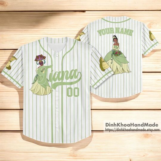 Discover Personalized Princess Baseball Jersey, Custom Name Baseball Jersey Kids, Youth, Adult, Princess Matching Game Day Girl Trip