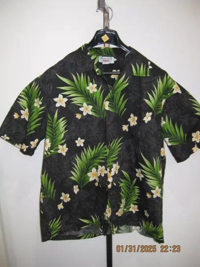 Pacific Legend Men's XL Hawaiian Shirt Tropical Button Down Short Sleeve USA