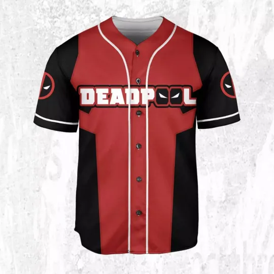 Personalized I'm A Big Fan Of Deadpool Father's Day 3D Baseball Jersey Shirt