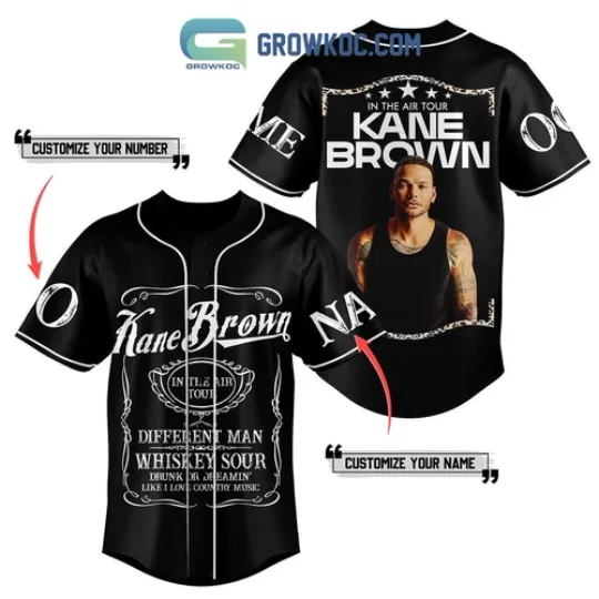Kane Brown baseball jersey,, new father day, gift 3d Jersey