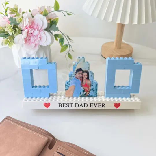 Custom Photo Brick Puzzle – Perfect Father’s Day Gift for Dad