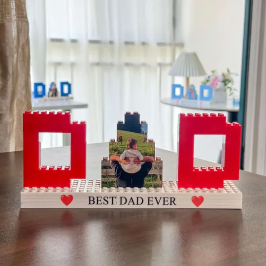 Custom Photo Brick Puzzle – Perfect Father’s Day Gift for Dad