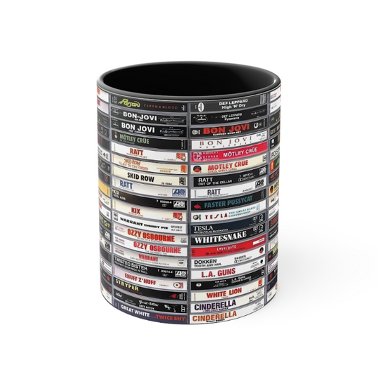 Metal Heavy Metal Kings Classic Tapes Accent Coffee Mug