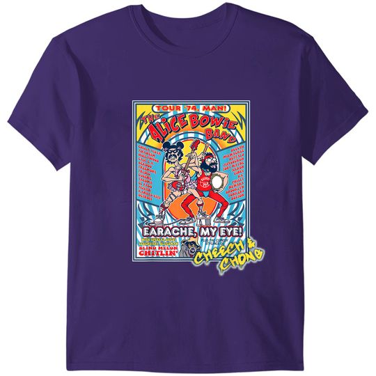 The Alice Bowie Band, Vintage, Cheech And Chong Shirt