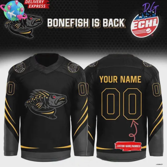 Personalized Toledo Walleye Bonefish is Back Special Hockey Shirt