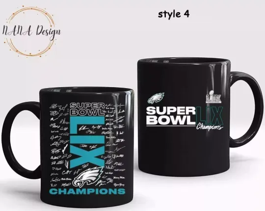 Super Bowl LIX Champions Philadelphia Eagles Fly Eagles Fly February 9, 2025 Mug