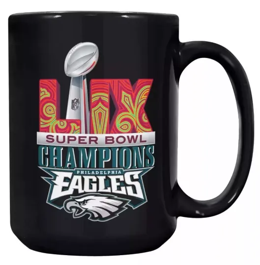 Philadelphia Eagles Super Bowl 59 LIX Champions Mug