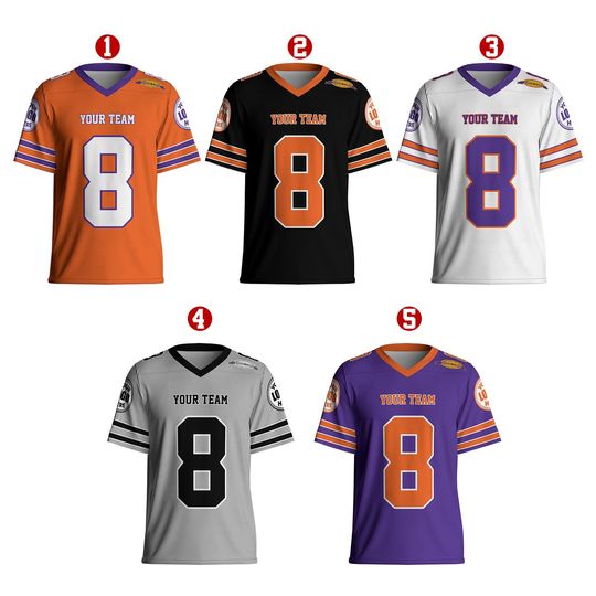 Personalized Team Name Football Jersey Custom Jersey For Men Women Football Jersey Personalized Shirts Short Sleeve Baseball Jersey