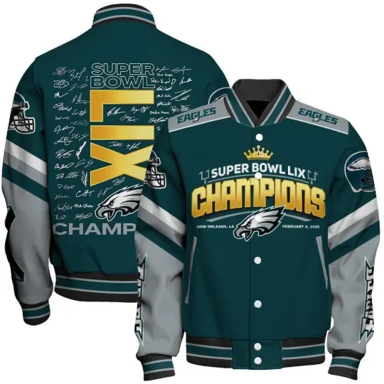 Philadelphia Eagles Super Bowl Lix Champions The Perfect Flight Jacket