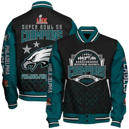 Philadelphia Eagles Super Bowl Lix Champions The Reign Begins Jacket