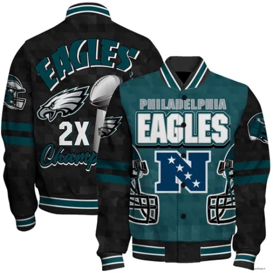 Philadelphia Eagles Super Bowl LIX Champions History Being Made Jacket