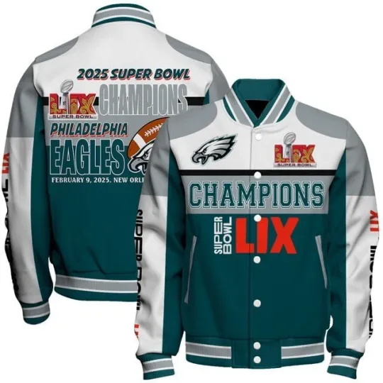 Philadelphia Eagles Super Bowl Lix 2025 Winning Spirit Jacket