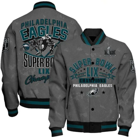 Philadelphia Eagles Super Bowl Lix Champions Victory Secured Jacket