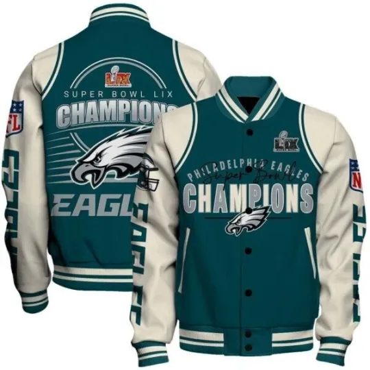 Philadelphia Eagles Super Bowl Lix Champions Command The Game Jacket