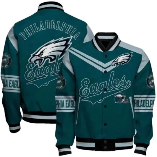 Eagles Football Unisex Jacket, Gift For Fan, Football Lover Jacket