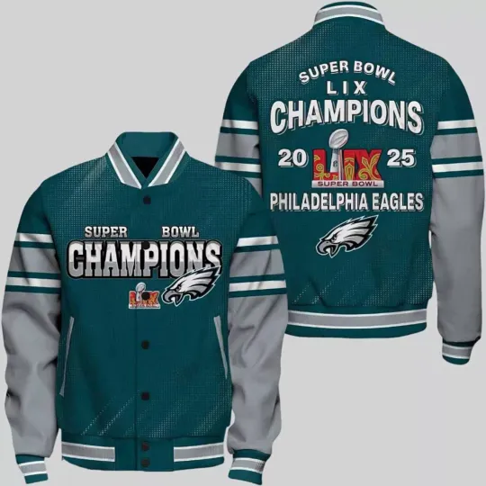 Eagles Super Bowl Lix 2025 Champions Jacket, Gift For Football Fan