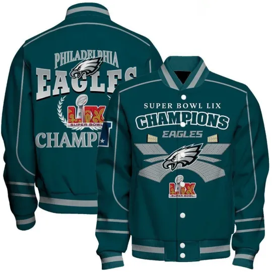 Philadelphia Eagles Super Bowl Lix The New King Jacket, Gift For Fan