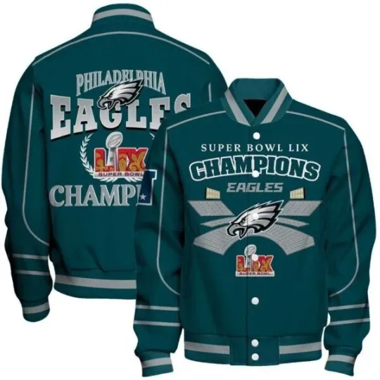 Philadelphia Eagles Super Bowl Lix The New King Jacket, Gift For Fan