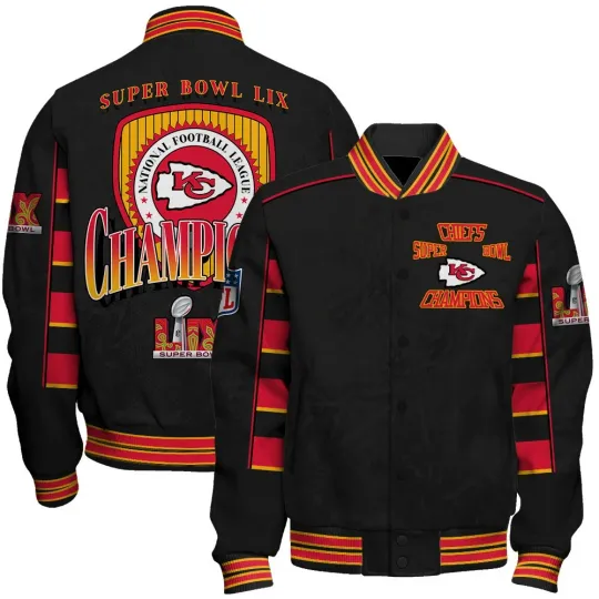 Kansas City Chiefs Super Bowl Lix Champion’s Style Jacket, Fan Gift
