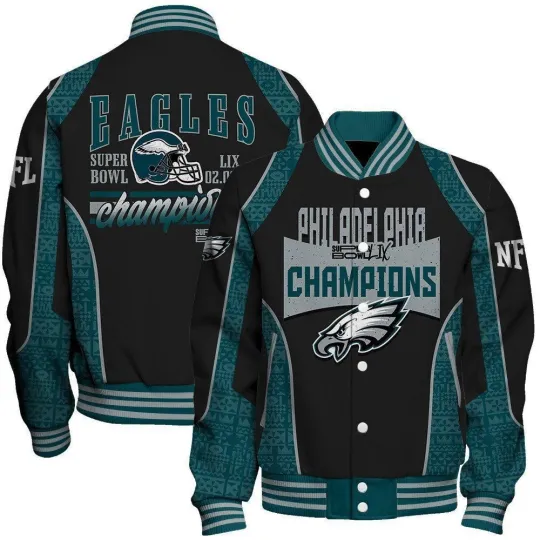 Philadelphia Eagles Super Bowl Lix Keep The Fire Of Victory Jacket