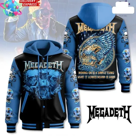 Megadeth Band Limited Edition Hooded Baseball Jacket