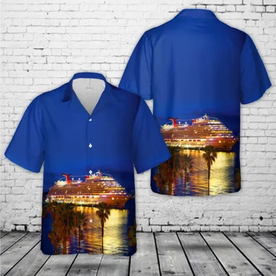 Discover Carnival Cruise Lines Carnival Panorama Hawaiian Shirt