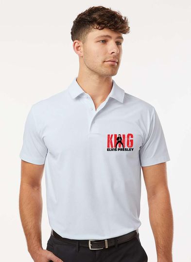 Elvis Presley Polo Shirt, Elvis Presley Gift, Elvis Presley Merch, Elvis Presley Lovers, King Of Rock And Roll Polo Shirt
