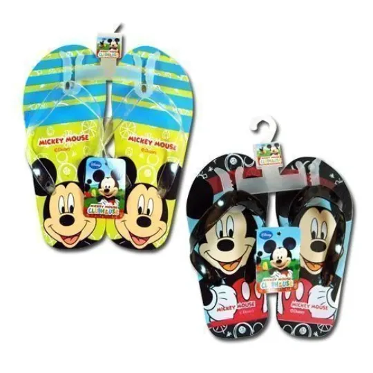 Flip Flops Beach Sandal Mickey Toddler & Child Sizes Boy Girl NWT