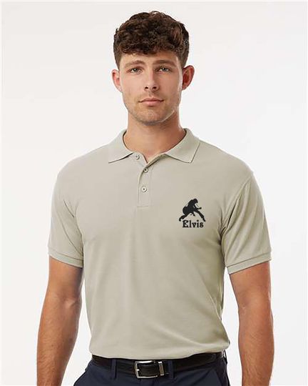 Embroidered Elvis Presley Polo Shirt, Elvis Polo Shirt, Elvis Presley Shirt, Cute Elvis Presley Tee, Elvis Presley Fan Gift