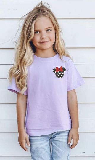 Disney Embroidery Shirt Minnie Mouse Mickey Mouse Disney Trip Embroidered Shirt