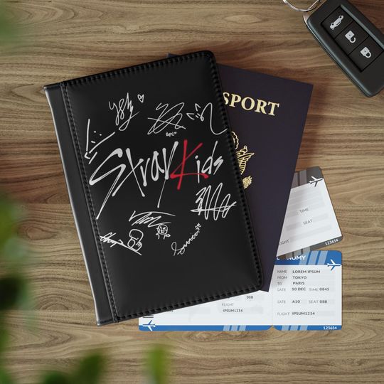 Straykids Passport Cover