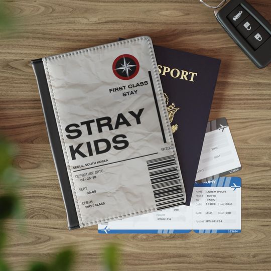 Straykids Travel Passport Cover