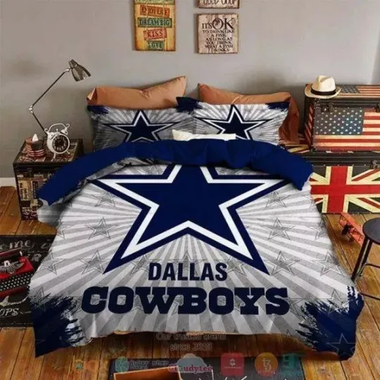 Dallas Cowboys Logo football Bedding Set , Bedding Set football ,  Bedding Set Hot 2025