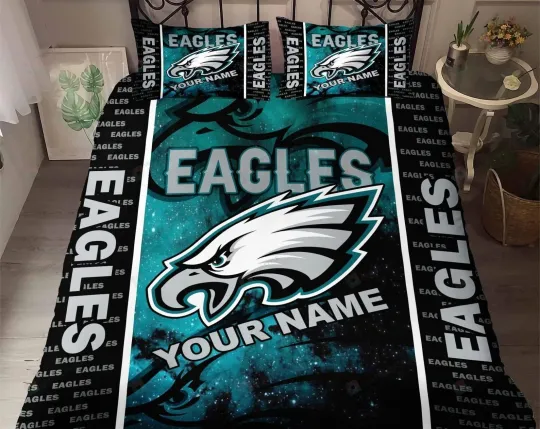 Philadelphia Eagles football Twin Bed in a Bedding Set